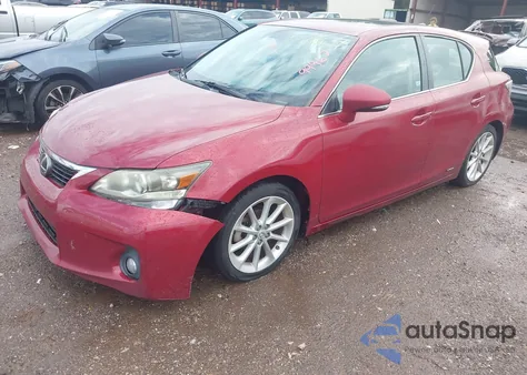 2013 Lexus Ct 200H из США, поврежденный, VIN JTHKD5BH4D2137349